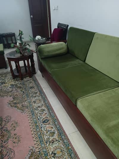 Stylish  Solid Wooden Sofa set ( 5-seater) for Sale