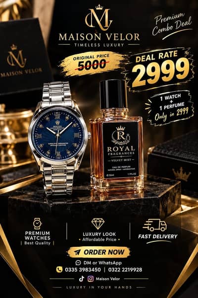Rolex watches deal with perfume and 2 Rolex watches deal perfect deal