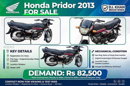 Honda pridor 2013 model
