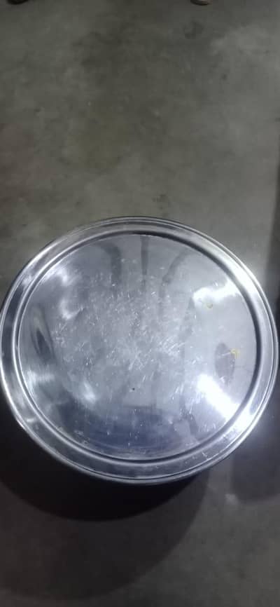 24 inch big Stainless Steel Bara Patila for Sale