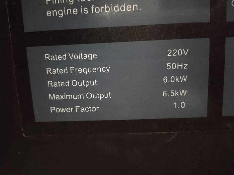 AVR Automatic Generator 6.5 KVA 6