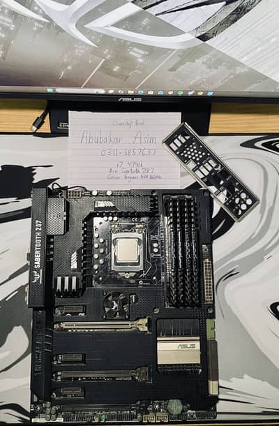 i7 4790k + Asus Sabertooth Z87 + Corsair Vengeance 16GB 1866MHz
