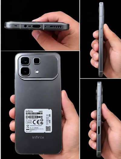 Exchange Possible-infinix Not 60 5G dule Sim Official PTA camplte box