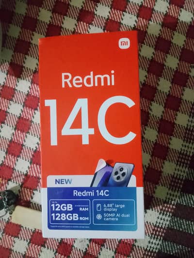 Xiaomi Redmi 14C 6 128 box charger sat h warranty ma h urgent sale