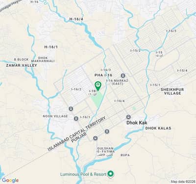 Top Location 7 Marla Plot on 50 feet wide street For Sale in I-16/2