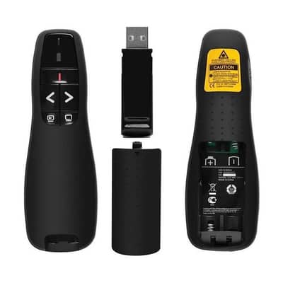 Wireless Presenter with Red Laser Pointer - PowerPoint / Slide Change