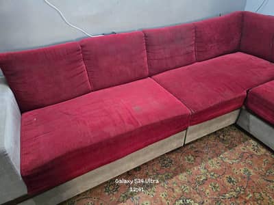 L shaped sofa for sale and Carpet