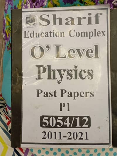 O Level Physics 5054 | 10 year series