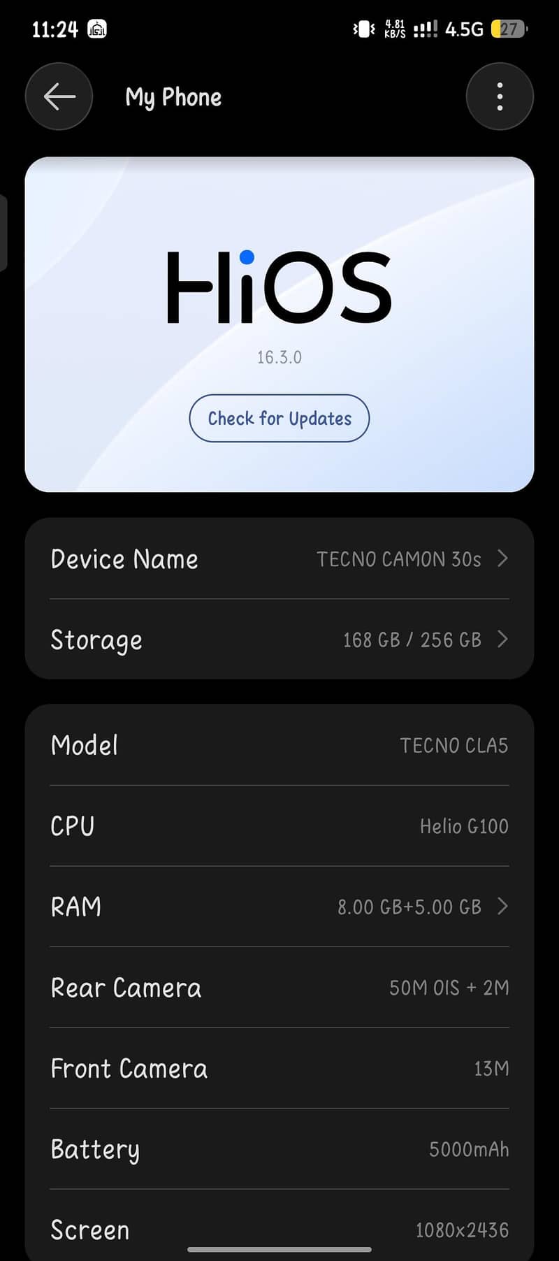 Tecno CAMON 30S 3