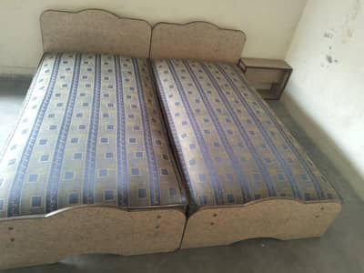2 single bed for urgent for sale