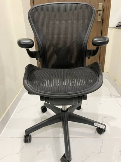 Imported chair Herman Millers Aeron Size B Now Available In Pakistan