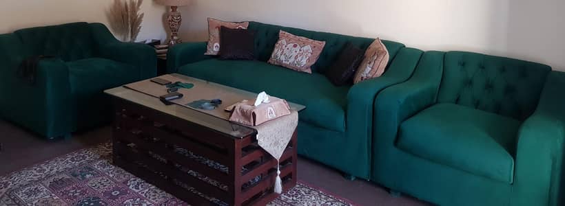 5 Seater Sofa Set (3+1+1)