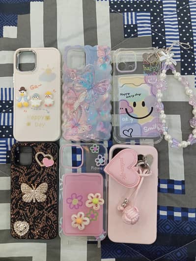 Super Cute Aesthetic iPhone 12 Cover Bundle (6 Pieces)