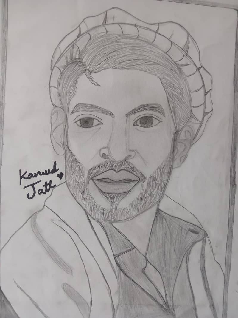 Islamic Painting, Pencil Sketch & Calligraphy - Kanwal Jatt Art 8