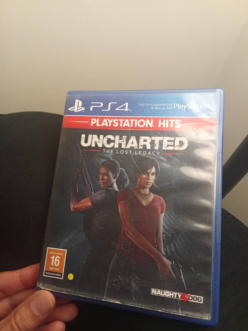 Uncharted PS4 disk 0
