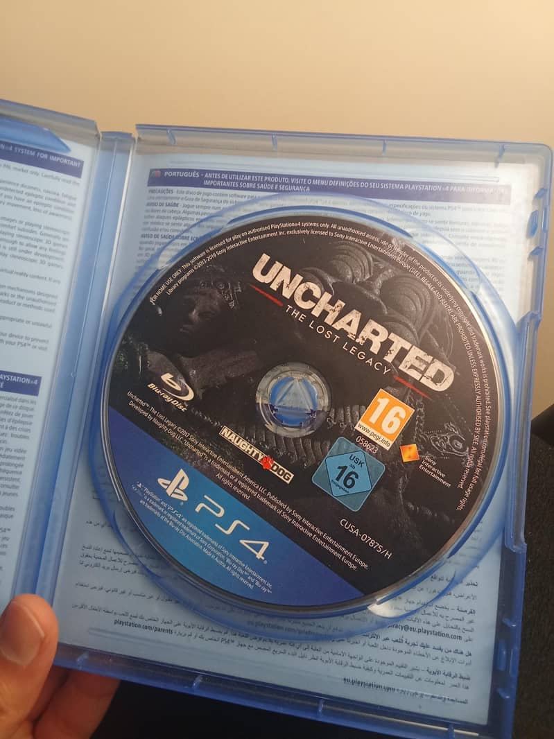 Uncharted PS4 disk 1