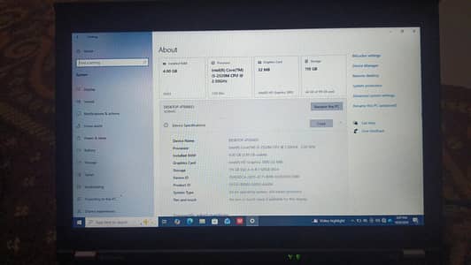 Lenovo ThinkPad X220 Core i5 | 4GB RAM | 128GB SSD | Charger