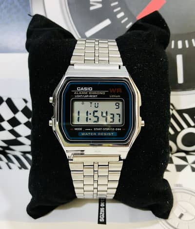 CASIO ALARM & CHRONO-DIGITAL FUNCTION-NEW & ORIGINAL WATCH