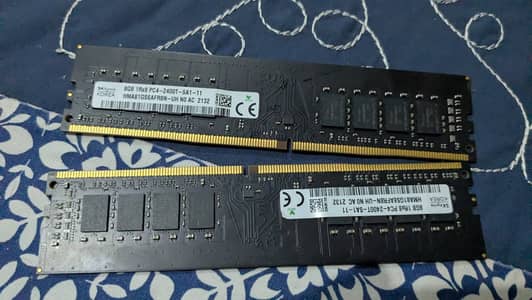 8gb Ram DDR4 Sticks 2400MHz [ 3 sticks ]