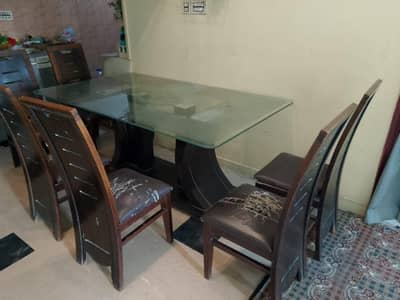 Dinning Table Set 6 Chairs