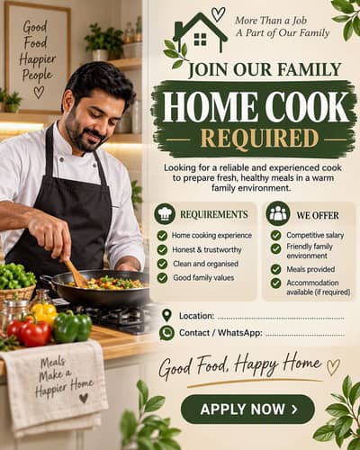 Kitchen support staff wanted