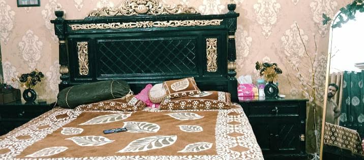 chinioti bed set with dressing 1