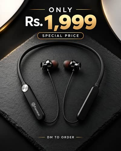 Neckband earphones