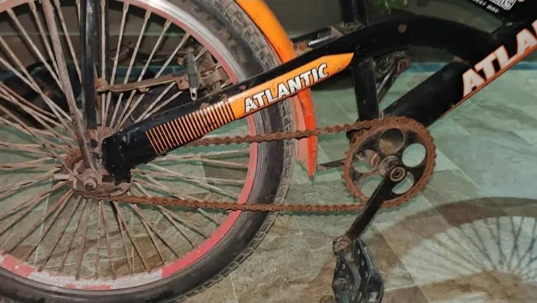 شاندار اورنج کلر سائیکل - بہترین کنڈیشن میں 5