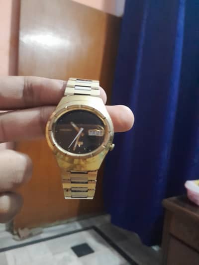 Vintage Seiko 5 Automatic 21 Jewels, Gold Plated