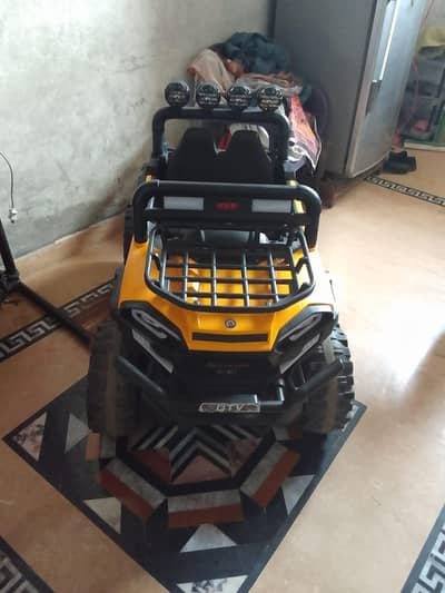 kids rechargeable Jeep with remote control