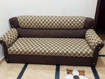 5 seater sofa set for sale 3 big and 2 small sofa just in 20,000