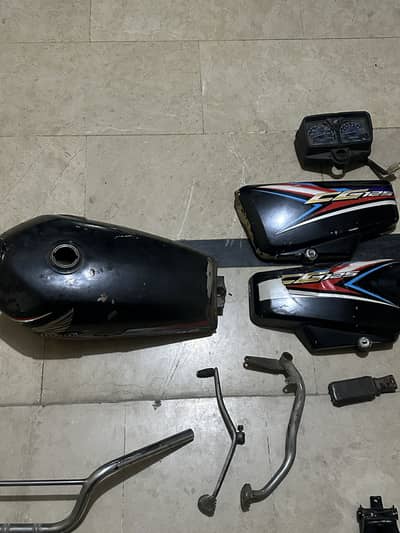 Tanki tapa tapy fuel tank Silencer chain cover footrest mudguard meter