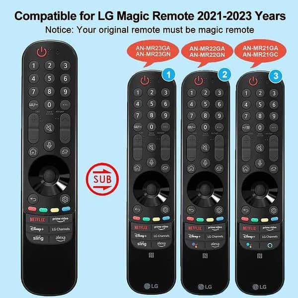 Mr22ga Mr23ga mr21ga  LG magic remote original voice air mouse cursor bluetooth remote