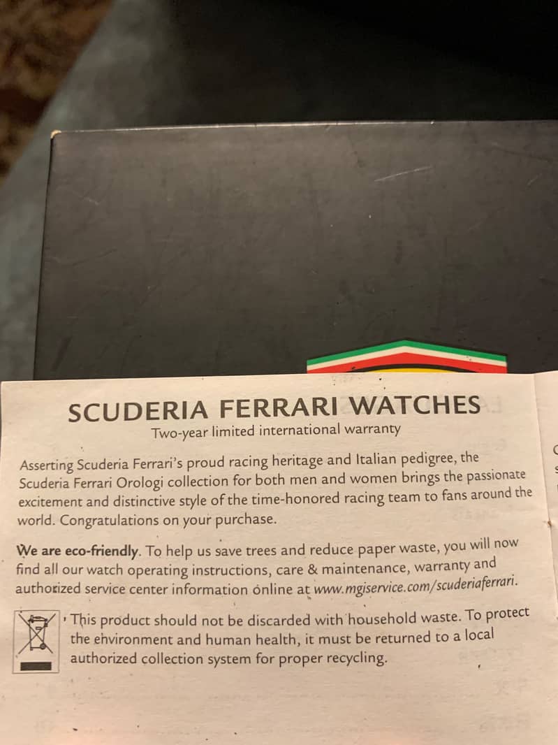 FERRARI WATCHE 6