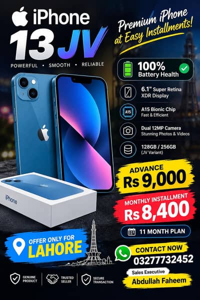 Apple iPhone 13 128gb JV on installments