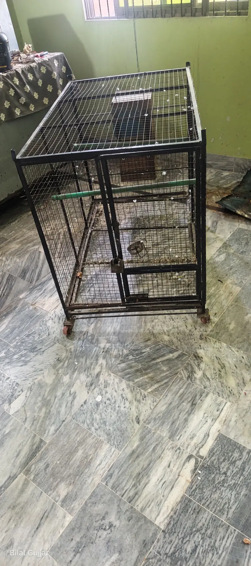 Raw Parrot Cage with Breeding Box – Full Size — photo 2