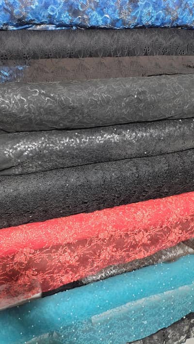 fabric china  fancy net on below whole sale price