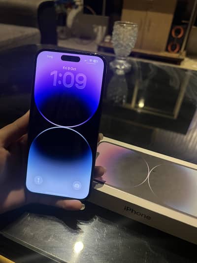 Apple iPhone 14 Pro Max deep purple 10/10 condition PTA approved