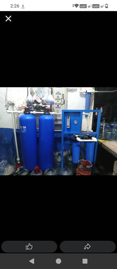Ak filter plant 2 Tanki 1500 litter 2 Tanki 700 litter