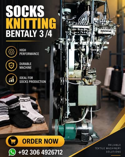 Socks knitting Bentaly 3/4