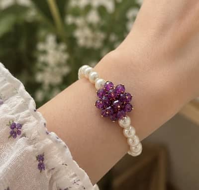 beautiful handmade gajra bracelet