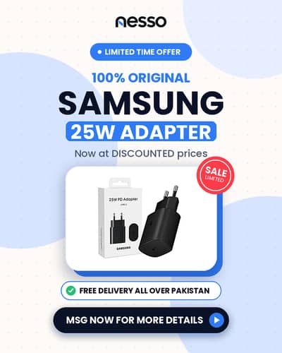 Original 25 Watt Charging Adapter 