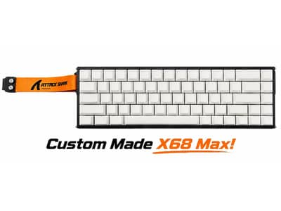 Custom Made Attack Shark X68 Max Keyboard for Enthusiasts!