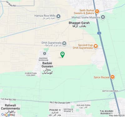 DHA Gujranwala Near To GT Road Sector E Kanal Plot For Sale