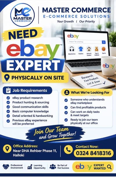 Master Commerce Hiring eBay Expert