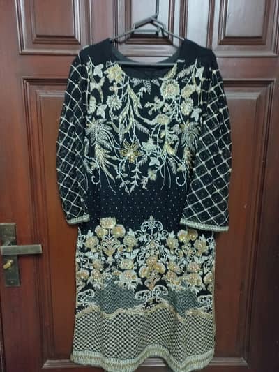 Beautiful Embroidered Party Wear 3-Piece Suit (Gujranwala)