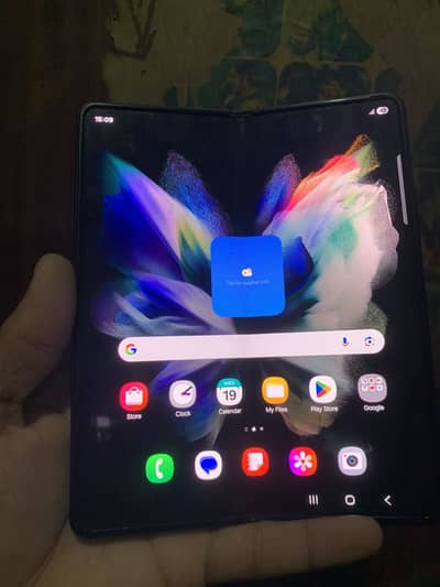 Samsung fold 3 dual physical Sim official PTA 12gb256gb
