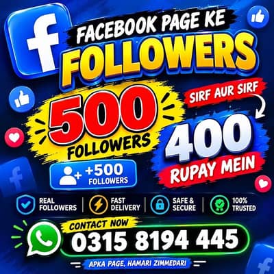 Facebook page followers