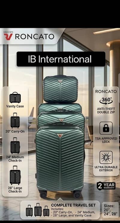 Travel bags - Luggage set - Fiber luggage - Attachii - Suitcase