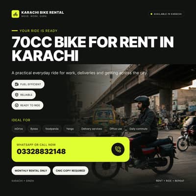 70cc Bike For Rent
